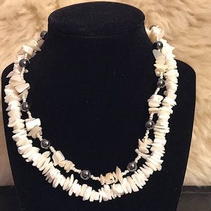 TWO SHELL NECKLACE BUNDLE